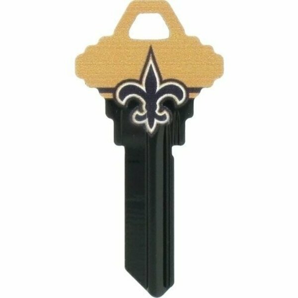 Hillman NFL New Orleans Saints House/Office Key Blank 68 SC1 Single For Schlage Locks, 6PK 89602